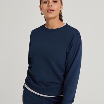 Camisas Allbirds R&R Sweat Mujer Azul Marino | MX4757GL