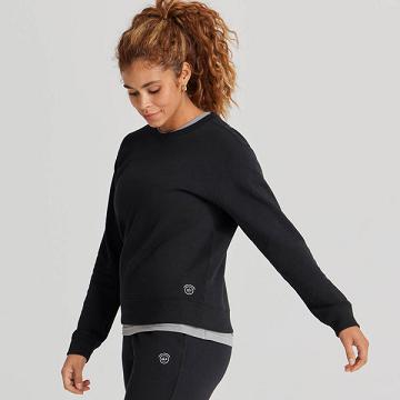 Camisas Allbirds R&R Sweat Mujer Negros | MX4754JJ