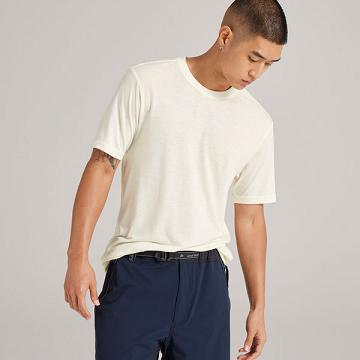 Camiseta Allbirds Sea Hombre Blancos | MX4285KI