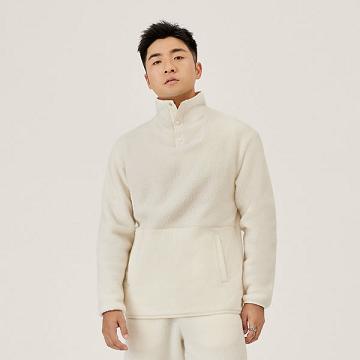 Sudadera Con Capucha Allbirds Fluff Fleece Pullover Hombre Blancos | MX4329MA