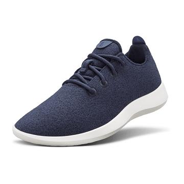 Tenis Allbirds Lana Runner Mujer Azul Marino Blancos | MX4486NB