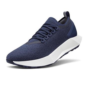 Tenis Impermeables Allbirds Lana Flyer Mizzles Hombre Azul Marino | MX4239DN