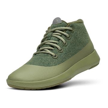 Tenis Impermeables Allbirds Lana Runner-up Mizzle Plus Hombre Verde Oliva | MX4242PQ