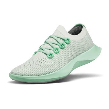 Tenis Para Correr Allbirds Tree Dasher 1 Hombre Blancos Verdes | MX4162AP