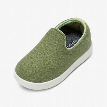 Tenis Slip On Allbirds Smallbirds Lana Loungers Niños Verde Oliva | MX4875GL