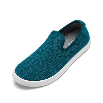 Tenis Slip On Allbirds Tree Loungers Hombre Turquesa Blancos | MX4107FM