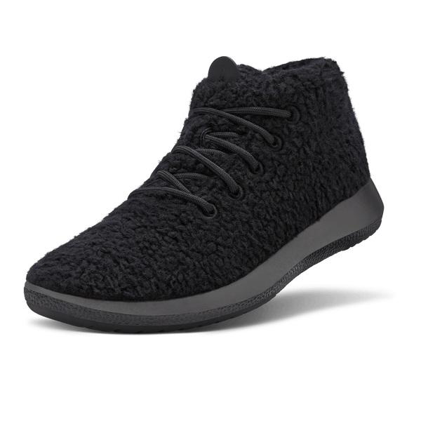 Altos Allbirds Lana Runner-up Fluffs Mujer Negros | MX4648LH