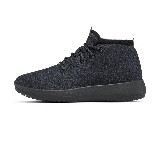 Altos Allbirds Lana Runner-up Mizzle Fluffs Hombre Negros | MX4217IS