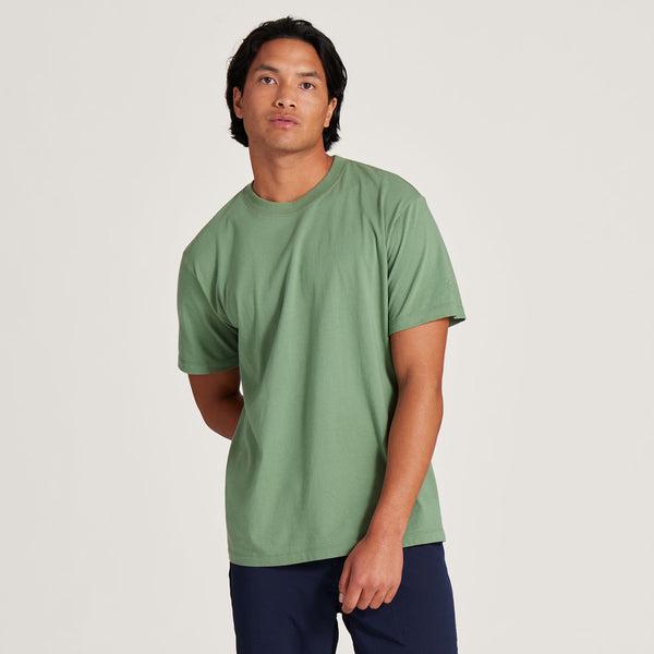 Camiseta Allbirds Allgood Algodon Hombre Verdes | MX4296IS