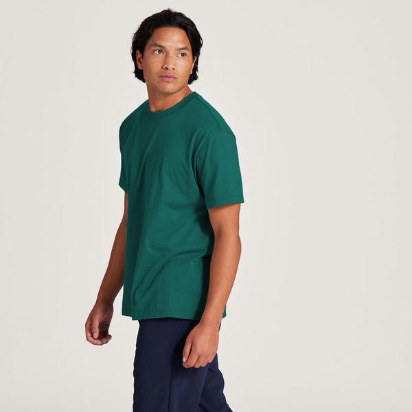 Camiseta Allbirds Allgood Algodon Hombre Turquesa | MX4298YU