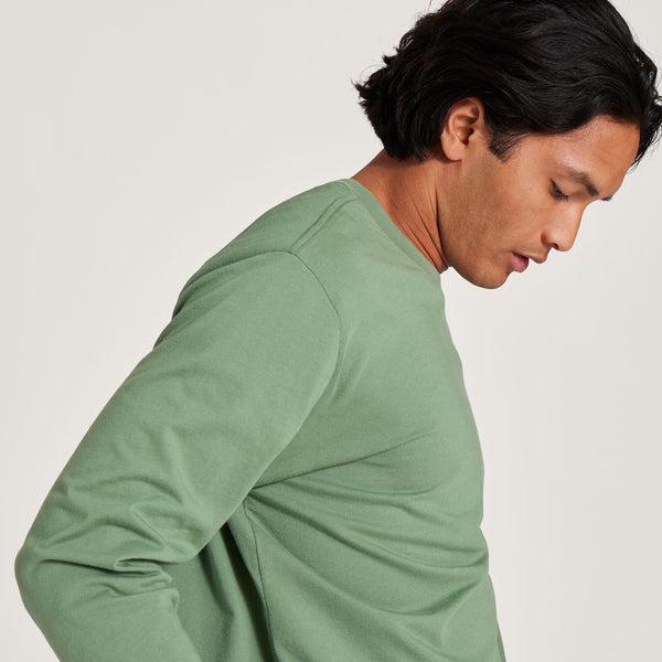 Camiseta Allbirds Allgood Algodon Long Sleeve Hombre Verdes | MX4289GL