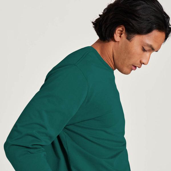 Camiseta Allbirds Allgood Algodon Long Sleeve Hombre Turquesa | MX4291DN