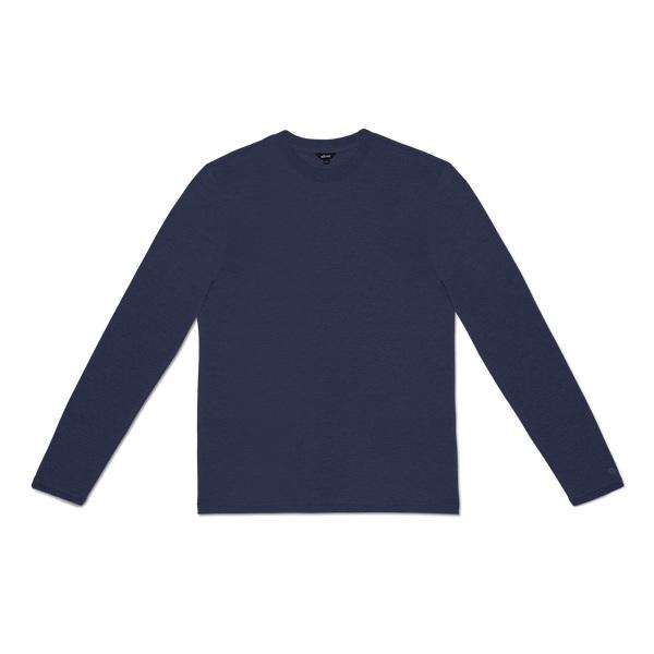 Camiseta Allbirds Long Sleeve Sea Hombre Azul Marino | MX4282XF