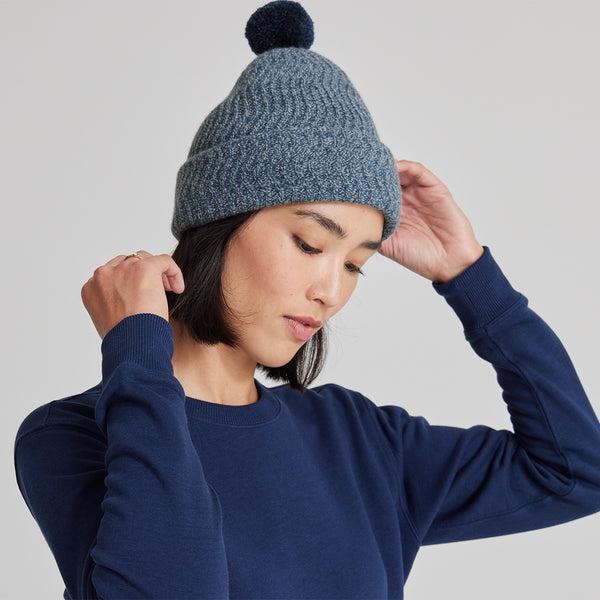 Sombreros Allbirds The Pom Beanie Hombre Azules | MX4404RW