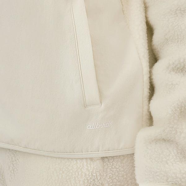 Sudadera Con Capucha Allbirds Fluff Fleece Pullover Mujer Blancos | MX4778SO