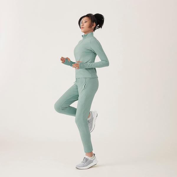 Sudadera Con Capucha Allbirds Performance Quarter Zip Mujer Verdes | MX4773NB