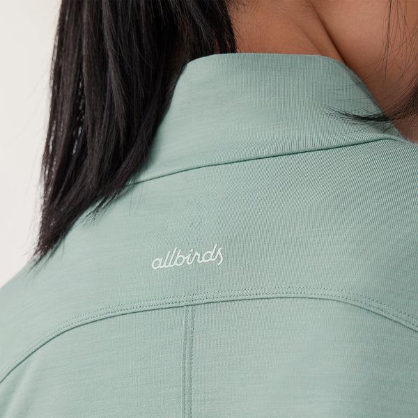 Sudadera Con Capucha Allbirds Performance Quarter Zip Mujer Verdes | MX4773NB