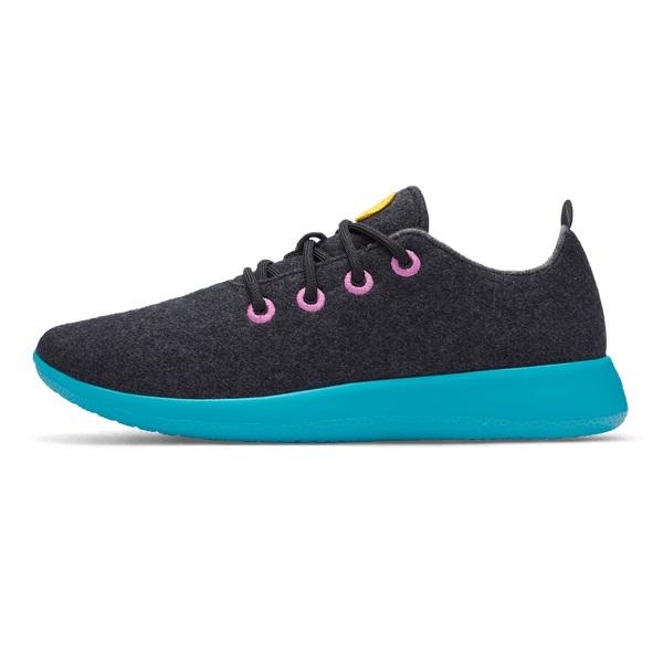 Tenis Allbirds Lana Runner Mujer Negros Verde Menta | MX4484QZ