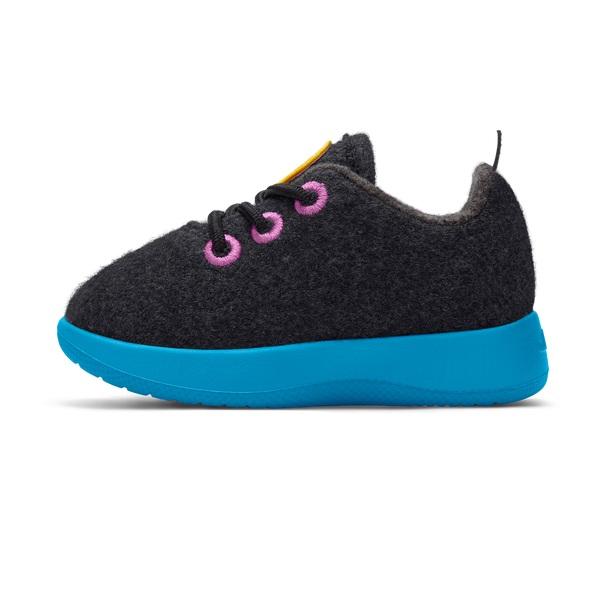 Tenis Allbirds Smallbirds Lana Runner Niños Azules Negros | MX4863OR