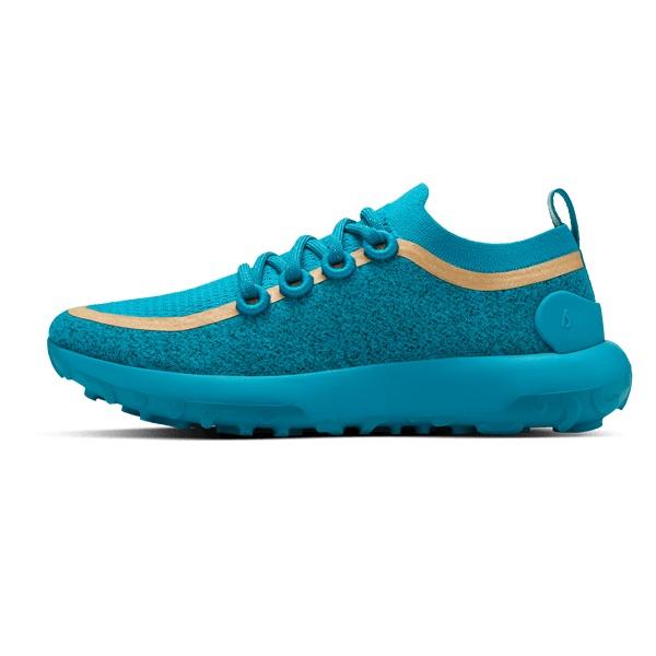 Tenis Impermeables Allbirds Trail Runner SWT Mizzles Hombre Turquesa | MX4244IS