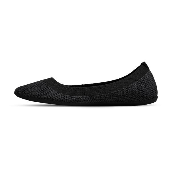 Tenis Planos Allbirds Tree Breezers Lux Mujer Negros | MX4674SO