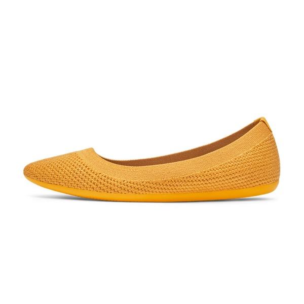 Tenis Planos Allbirds Tree Breezers Mujer Amarillos | MX4667QZ