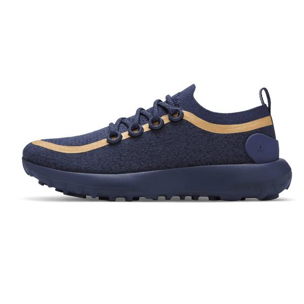 Tenis Senderismo Allbirds Trail Runner SWT Mizzles Hombre Azul Marino | MX4215PQ