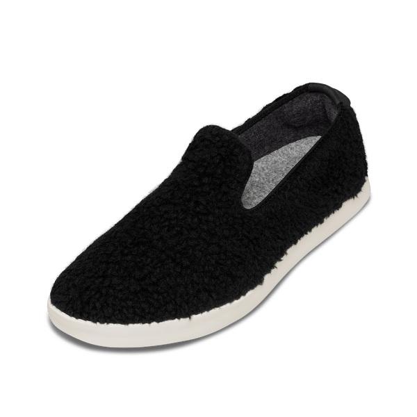 Tenis Slip On Allbirds Lana Lounger Fluffs Hombre Beige Negros | MX4089UT