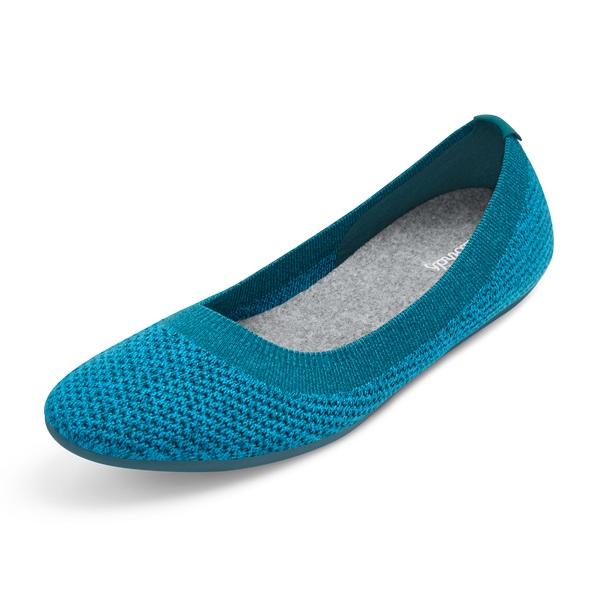 Tenis Slip On Allbirds Tree Breezers Mujer Turquesa | MX4527PQ