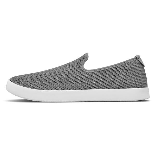 Tenis Slip On Allbirds Tree Loungers Hombre Plateados Blancos | MX4112OR