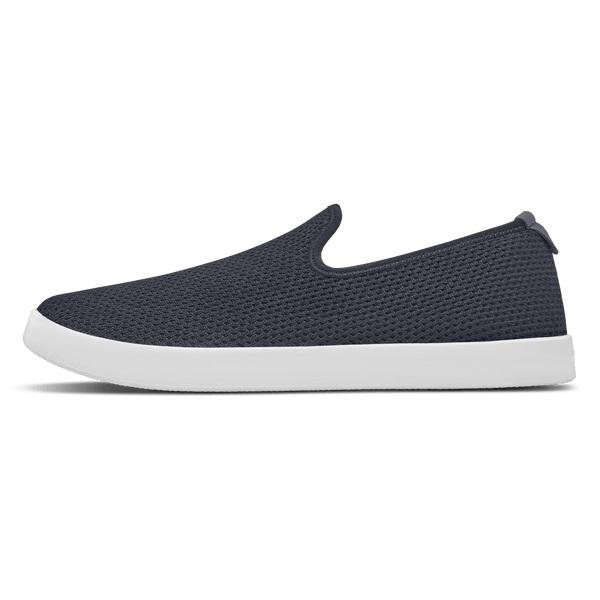 Tenis Slip On Allbirds Tree Loungers Hombre Azul Marino Blancos | MX4113IS